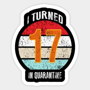 17th birthday in quarantine Sticker